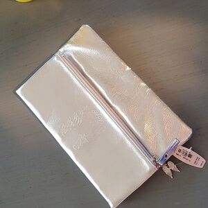 Victoria's Secret Silver Large Clutch Bag/Pouch New with tags!